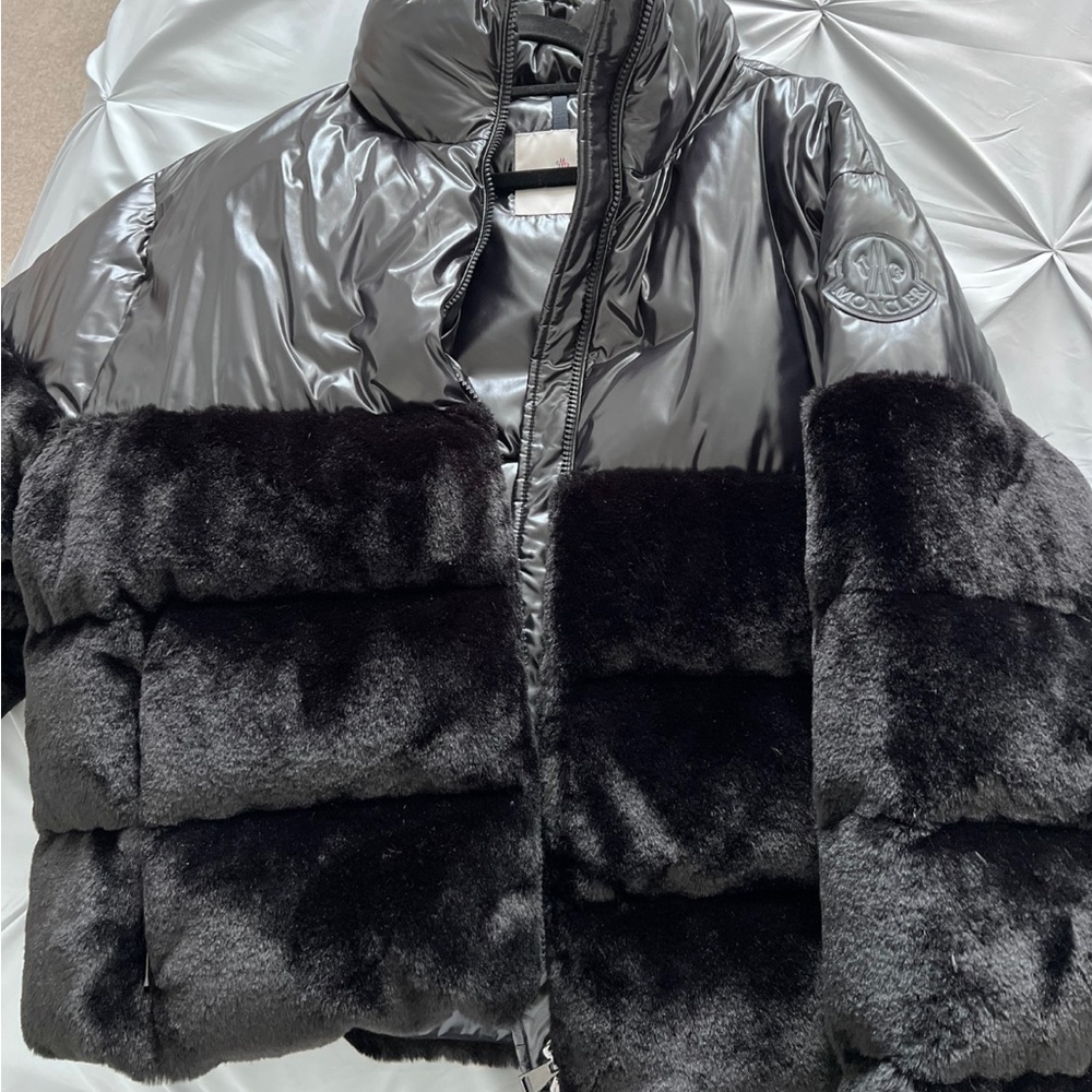 Moncler Fur Coat Cropped